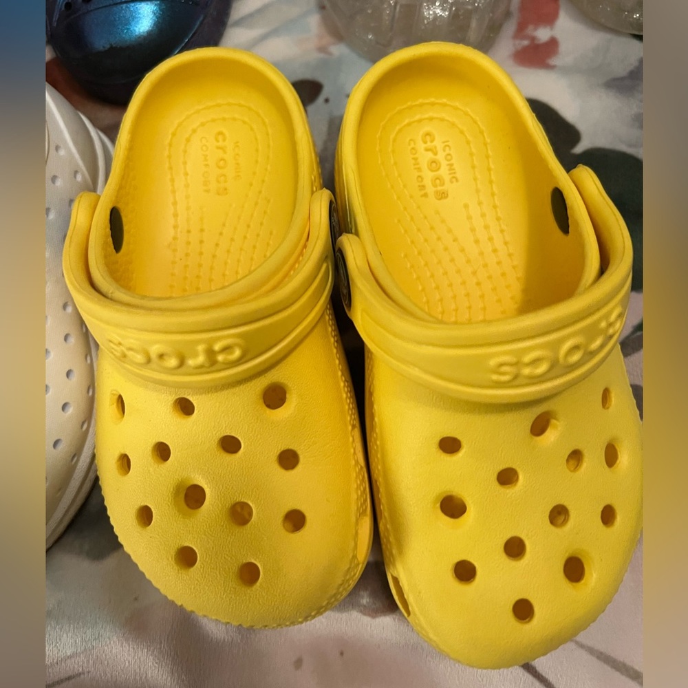 Toddler classic croc sunflower
